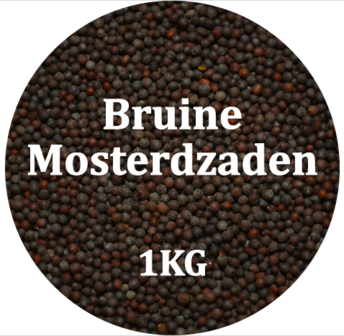 Mosterdzaad Bruin 1KG