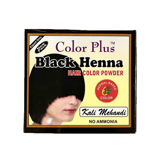 COLORPLUS Black Henna Hair Color Powder