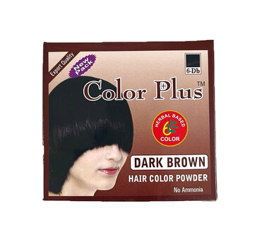 COLORPLUS Dark Brown Henna Hair Color Powder