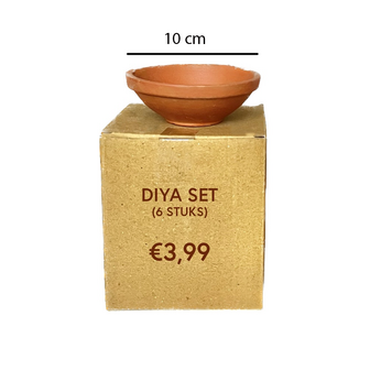 Grote Diya Set (6 stuks)