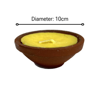 Gevulde Diya met Ghee (10 cm)