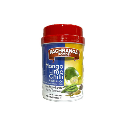 PACHRANGA Mango Lime Chilli Pickle in Oil (Achar)